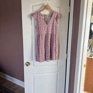 Abercrombie & Fitch Pink Floral Mini Dress